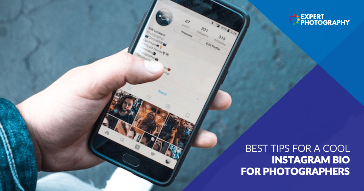 5 dicas para uma ótima biografia do Instagram para fotógrafos