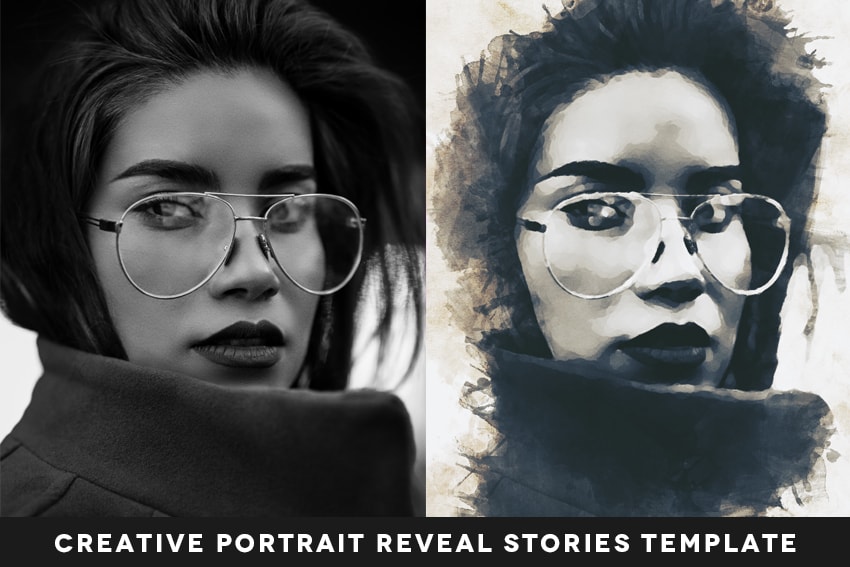 httpsgraphicrivernetitemananimated-creative-portrait-reveal-stories-template21354581