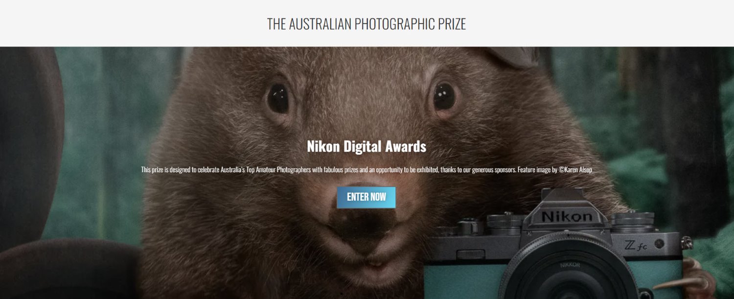 Não perca a conferência e os prêmios do Australian Photographic Award